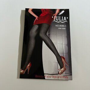 Julia Fashion Black Fishnet Stockings Costume Cosplay One Size New